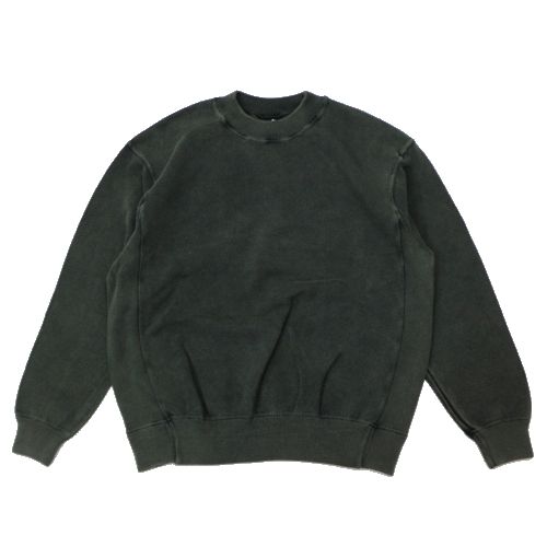【中古】 crepuscule クレプスキュール O代官山 EXCLUSIVE ストーンウォッシュ スウェット 2 ブラック系