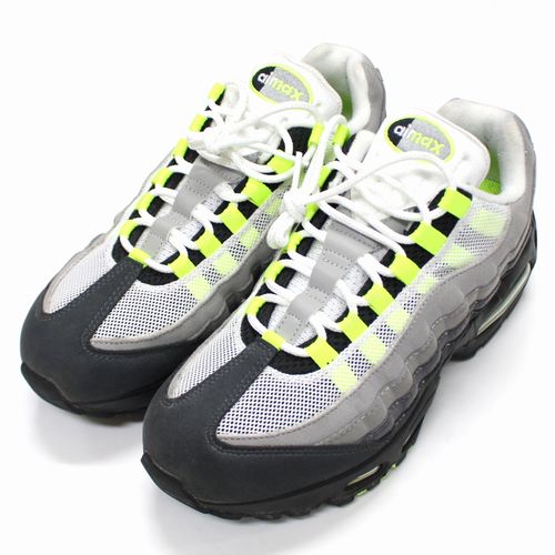 【中古】 NIKE 2025 Air Max 95 OG Big Bubble - Neon Yellow 大気圏マックス 95 ビッグ砂上の楼閣 ネオン黄色/イエローグラデ 8.5（26.5ｃｍ）