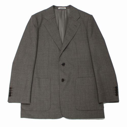 AURALEE 19AW サイズ4 グレー チェックコート 美品 中古・古着通販】AURALEE (オーラリー) DOUBLE FACE CHECK