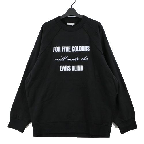 【中古】 UNDERCOVER アンダーカバー 25SS リバーシブル ラグランスウェット FOR FIVE COLOURS 5 ブラック 10,138円