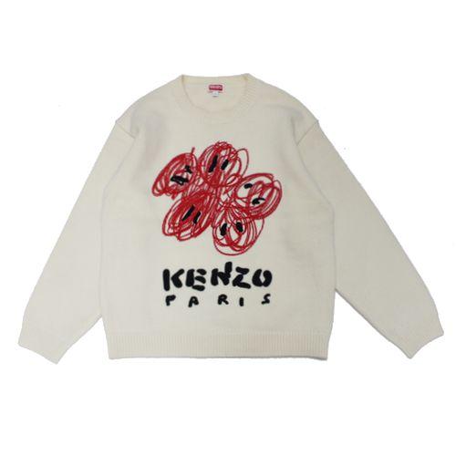 楽天市場】【中古】KENZO Kingyo embroidered jumper FD65PU4343BI