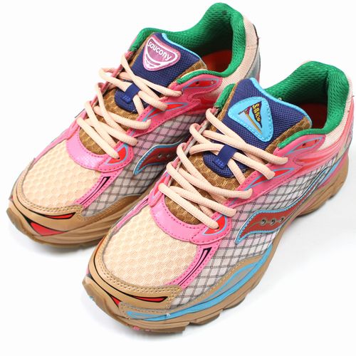 【中古】 Saucony &times; JaeTips Pro Grid Omni 9 サッカニー プログリッド オムニ9 US9（27ｃｍ） タン｜unstitch 店