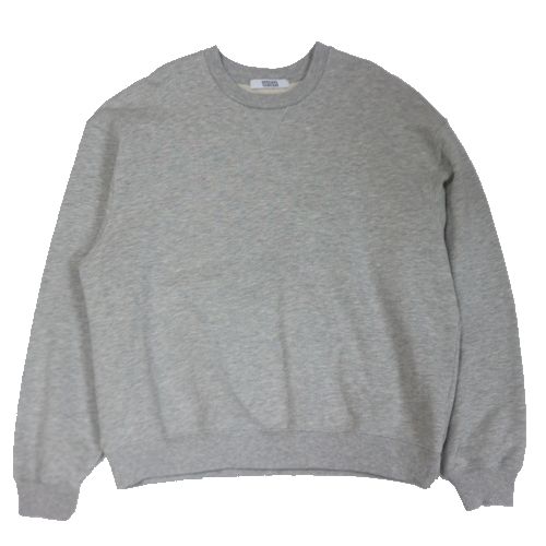【中古】 WISM 25AW WISM ORIGINAL PRODUCT MADE IN PERU Sweat CREW スウェット M グレー