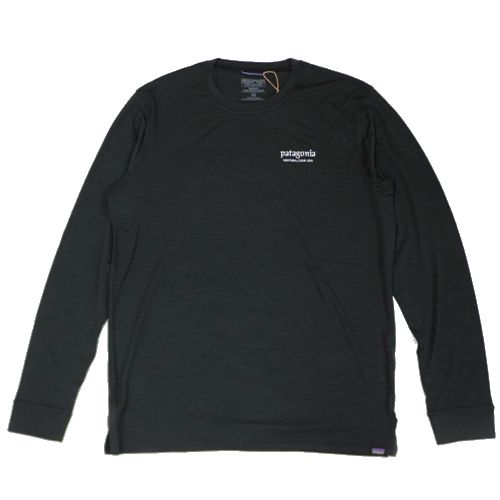 【中古】 Patagonia パタゴニア 25SS M\u0027s Long Sleeved Capilene Cool Merino Graphic Shirt Black メンズ・ロングスリーブ・メリノ・シャツ