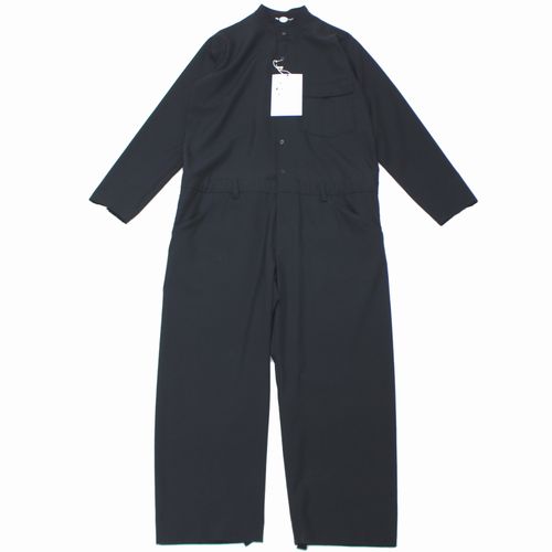 【中古】 SUNSEA サンシー 22SS N.M BLUE w/耳 ALL-IN-ONE オールインワン 2 黒いこと