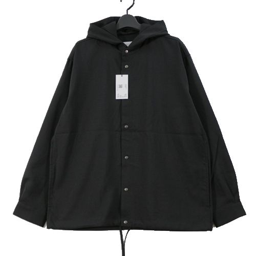 【中古】 PERS PROJECTS パースプロジェクト HANSSON SHIRTS PRAKA ハンソン シャツ パーカー 2 ブラック