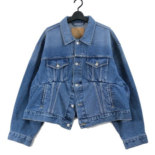 楽天市場】BALENCIAGA バレンシアガ デニムジャケット ロゴ ライン