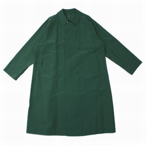 【中古】 Der SAMMLERSolo × The Three Robbers 21SS DAiSY HiLL COAT 厚地の外套 S 緑であること