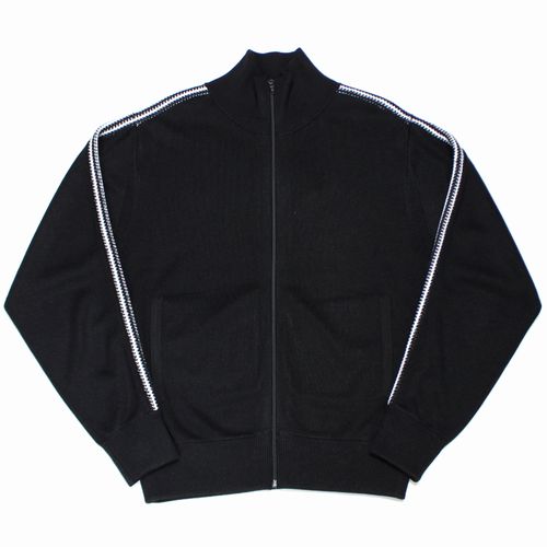 【中古】 MEIAS メイアス 24SS KNIT TRACK JACKET CRCD ニットトラックジャケット M ブラック｜unstitch 店