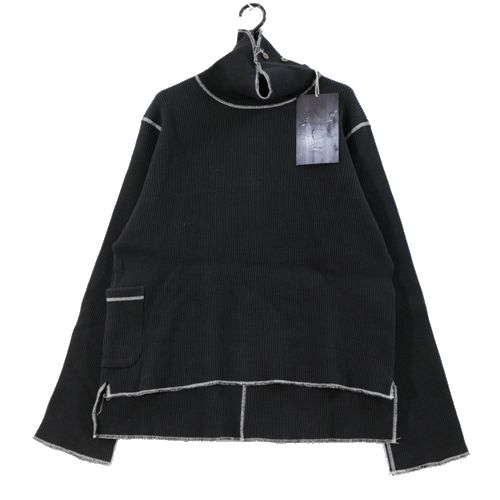 【中古】 SUNSEA サンシー 21AW WAFFLE TURTLE ワーヘル タートル カットソー 2 黒いこと