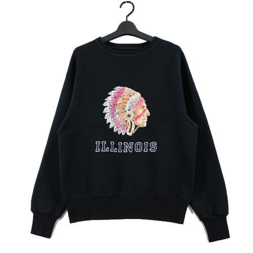 【中古】 JELADO ジェラード 25AW ILLINOIS Flocky Pt Sweat スウェット 38 ブラック