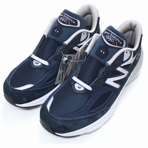 【中古】 newbalance ニューバランス M990NV6 スニーカー US9.5(27.5cm) ネイビー