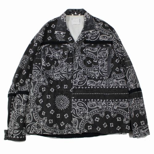 楽天市場】Sacai サカイ ジャケット サイズ:3 22SS バンダナ