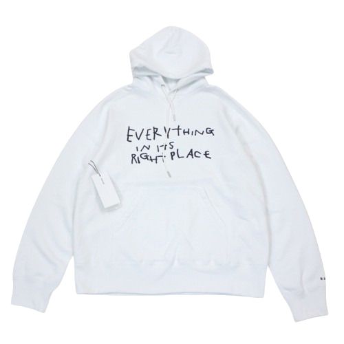 【中古】 Sacai サカイ 2023 Graphic Print Hoodie パーカー 4 ホワイト