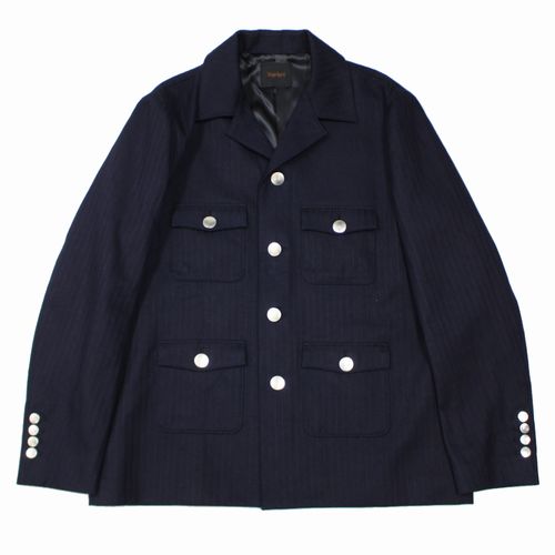 【中古】 Taiga Igari タイガイガリ 26SS After Parade Denim Military Jacket デニム ミリタリー ジャケット M ネイビー