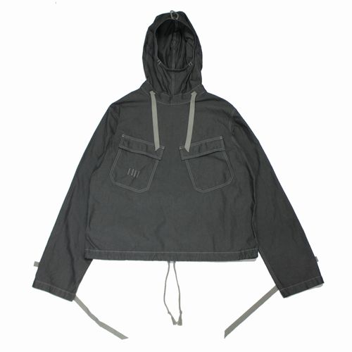 【中古】 Maison Margiela1 10 メゾンマルジェラ 1 10 SPORTSJACKET フーデッドブルゾン ジャケット 40 アントラシートメランジェ（グレー系）