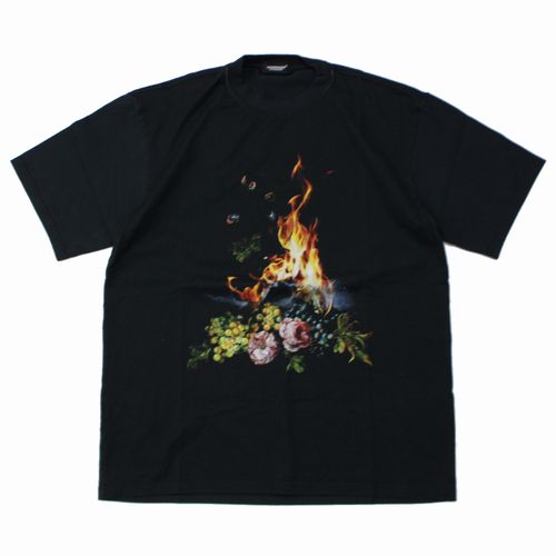 【中古】 UNDERCOVER アンダーカバー 26SS EMMA柄TEE Tシャツ 2 ブラック