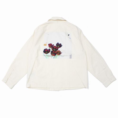 【中古】 OAMC オーエーエムシー 23AW P.2 SHIRTS SYSTEM SHIRT システム シャツ S アイボリー