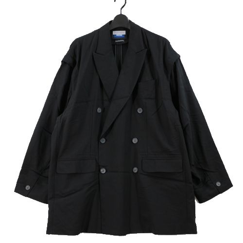 【中古】 MAISON SPECIAL メゾンスペシャル 2WAY ダブルジャケット 00 ブラック