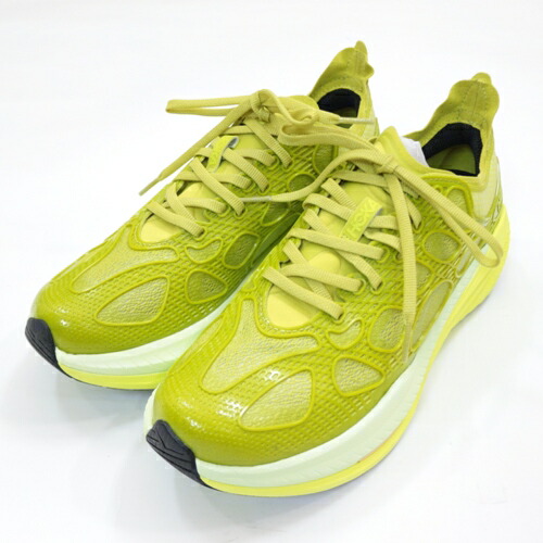 【中古】 HOKA ホカ U MACH CAGED マッハ ケイジド 1168932 US10(28cm) イエロー|unstitch 店
