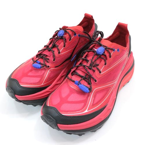 【中古】 HOKA ホカ STINSON ONE7 ホカ スティンソン ワン 1168931 US10(28cm) レッド スニーカー-メンズ靴