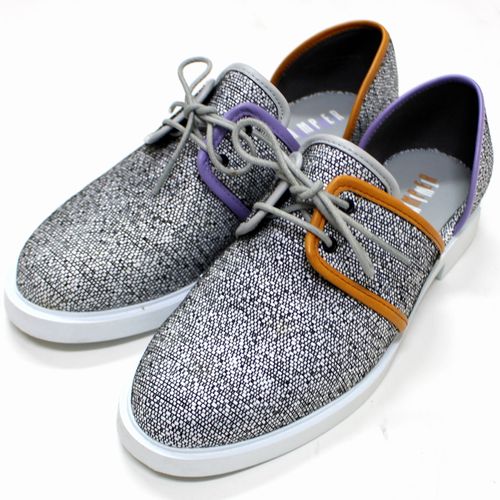 【中古】 CAMPER カンペール TWINS シューズ 38 ホワイト ブラック