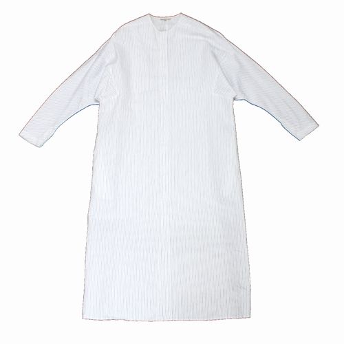 【中古】 BLAMINK ブラミンク SPRING Stripe Long Sleeve DRESS ストライプロングスリーブワンピース 36 ホワイト｜unstitch 店