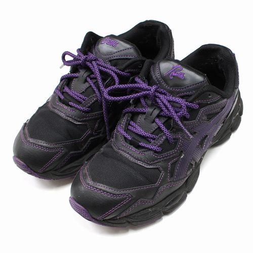 【中古】 asics  × Needles GEL-NYC ニードルズ アシックス US6(24.5珊) 黒いこと レディース靴-靴