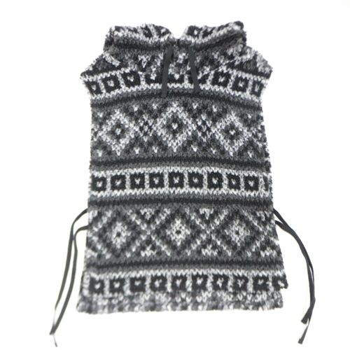 【中古】 Engineered Garments エンジニアードガーメンツ Hooded Interliner -fair isle sweater knit フード ベスト グレー系 7,538円