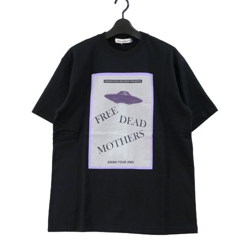 【中古】 UNDERCOVER アンダーカバー 25SS TEE FREE DEAD MOTHERS UC RECORDS Tシャツ 2 ブラック