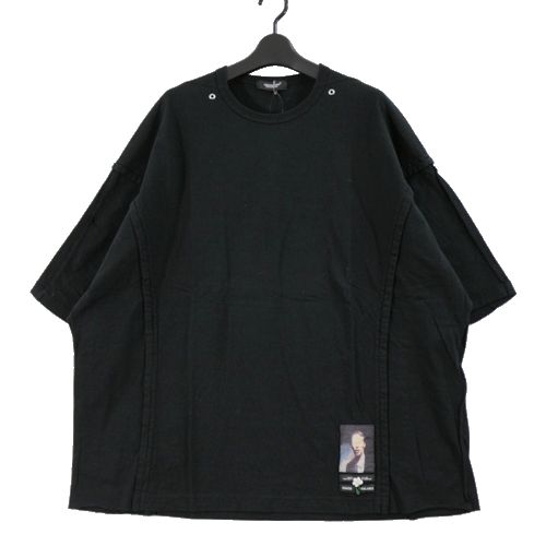 【中古】 UNDERCOVER アンダーカバー 25SS カサネハギドルマンTEE Jネーム Tシャツ 3 ブラック