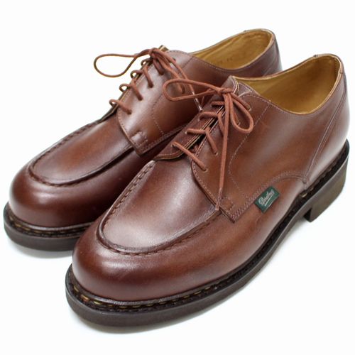 【中古】 Paraboot パラブーツ CHAMBORD/TEX シャンボード MARRON-LIS MARRON レザー シューズ 7（25.5cm) ブラウン