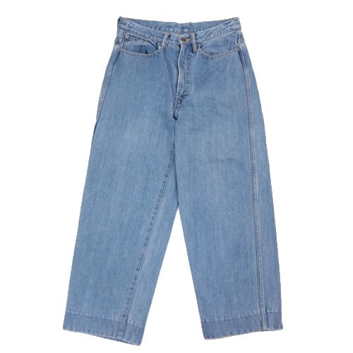 【中古】 UNUSED アンユーズド 17SS Bleached Baggy Denim Pants デニムパンツ 1