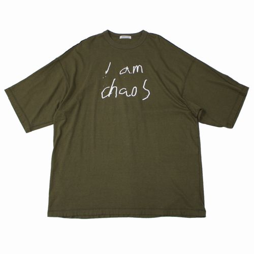 【中古】 UNDERCOVER アンダー取りまかなう 26SS I am chaos TEE ティーシャツ 3 薄墨色赤銅色