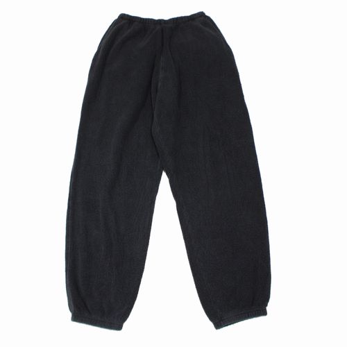 【中古】 COMOLI コモリ 25AW フリース ドローストリングパンツ 1 ブラック|unstitch 店