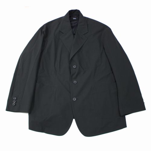 【中古】 ensou. エンソウ 26SS Hypersized Blazer 縞模様上衣 M 黒いこと