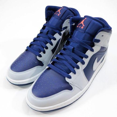 【中古】 NIKE ナイキ 2025 AIR JORDAN 1MID BLUE VOID エア ジョーダン 1 ミッド ブルーボイド DQ8426-403 US7.5 ネイビー