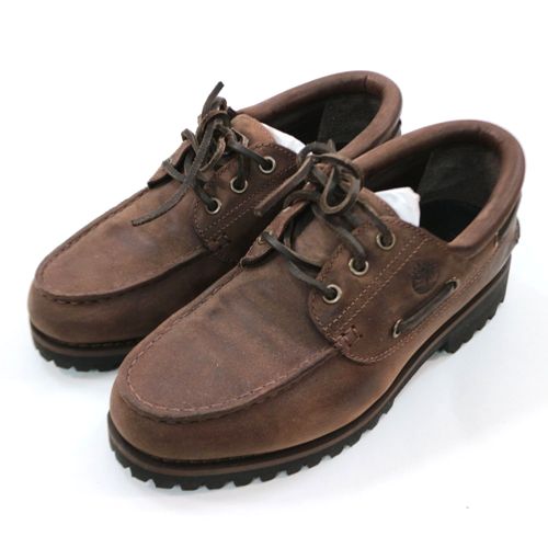 【中古】 Timberland × thisisneverthat Classic 3-Eye Lug Boat Shoe スリーアイ(3eye) クラシック ラグ シューズ 7（25ｃｍ）