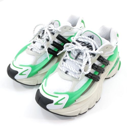 【中古】 adidas × PHARRELL WILLIAMS 25AW PW ADISTAR JELLYFISH - Real Green JP9260 US8（26ｃｍ） 白いこと 緑であること
