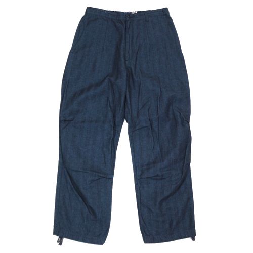 【中古】 BLUE BLUE 青み青み 25SS インディゴミックスヘリンボーン ニータックパンツ 2 インディゴ