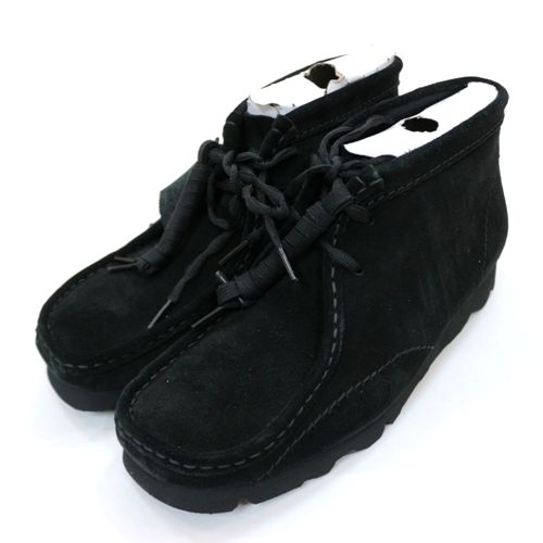 【中古】 Clarks × POST ARCHIVE FACTION 2025 WallabeeBT PAF  ワラビー ブーツ 26186609 UK8 黒いこと