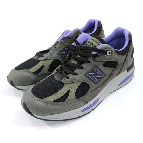【中古】 new balance ニュー平衡にする U991GP2 スニーカー US8.5(26.5糎) 暗灰色