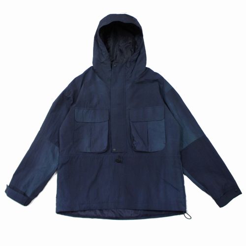 【中古】 BLUE BLUE 青色青色 25SS ニショクゾメ 再利用ナイロン パーカ 上衣 2 米国海軍