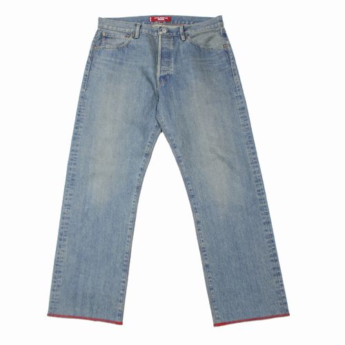 【中古】 JUNYA WATANABE MAN ジュンヤワタナベマン 26SS 綿デニム 製品加工 - Levi's Ｗネーム L インディゴ｜unstitch 店