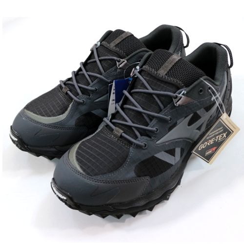 【中古】 mizuno ミズノ WAVE MUJIN TL GTX ウェーブムジン TL GTX D1GA237309 US10(28糎) 薄墨色