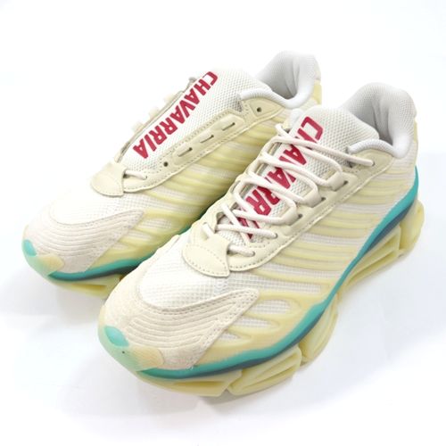 【中古】 adidas × WILLY CHAVARRIA Chavarria Megaride AG チャバリア メガライド KJ2040 US9.5(27.5cm) ホワイト イエロー|unstitch 店