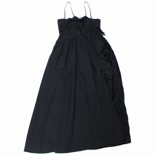 【中古】 RIV NOBUHIKO リブノブヒコ 24SS BARBARA ATOM FEATHER DRESS ワンピース ブラック