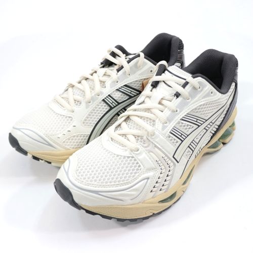 【中古】 asics アシックス GEL-KAYANO 14 先だつもの カヤノ 14 1203A537-113 US8.5(26.5糎) 象牙色