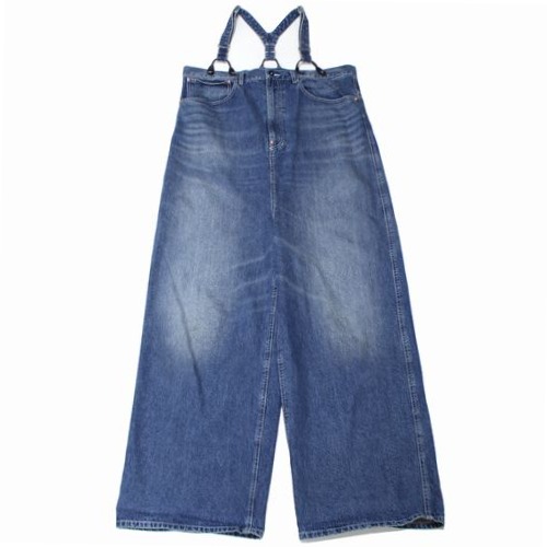 【中古】 RhodolirioN ロドリリオン 24AW  5Pocket Suspender Pants - Denim 大層らしい櫂 O/S インディゴ