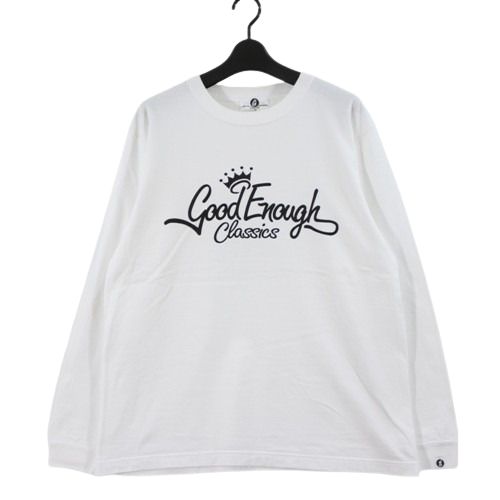 【中古】 GOODENOUGH グッドイナフ Classic L/S TEE 長袖プルオーバー M 白いこと